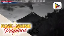 Maliit na volume ng pyroclastic density current, naitala ng PhiVolcs mula sa Bulkang Mayon