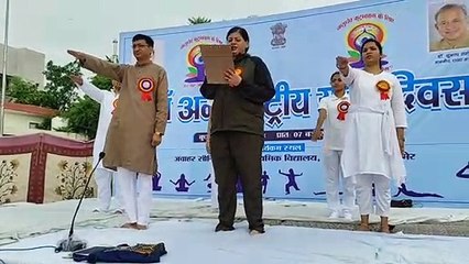 Yoga Day 2023:  कलक्टर और विधायक संग किया अजमेराइट्स ने योग
