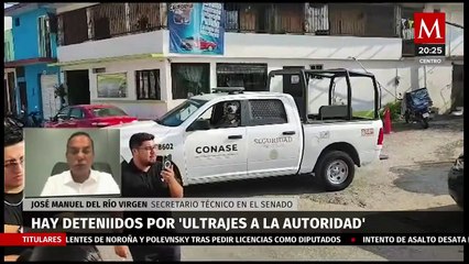 En Veracruz hay mil 90 personas detenidas por ultrajes a la autoridad: José Manuel del Río