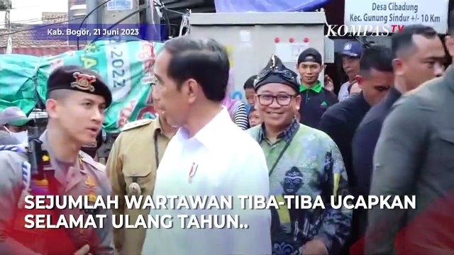 Kata Jokowi Saat Wartawan Tiba-tiba Ucapkan Selamat Ulang Tahun