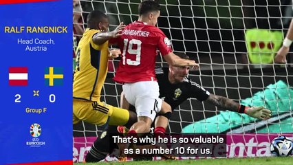 Two-goal Baumgartner gets Mbappé comparison after Austria win