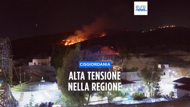 Cisgiordania: incendio in un terreno agricolo, sale la tensione