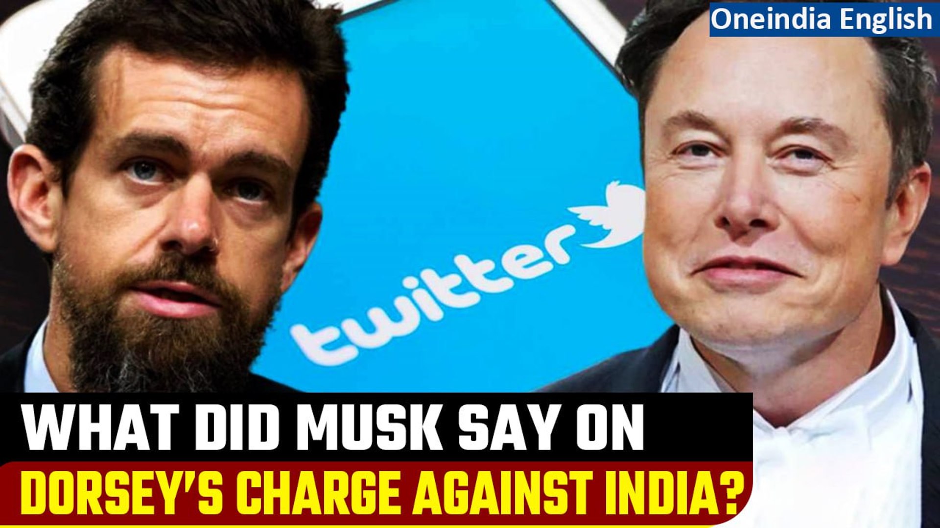 ⁣Elon Musk’s response on Ex-Twitter Boss Jack Dorsey’s charges against India | Oneindia News