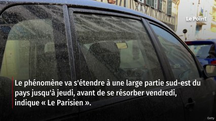 Le sable du Sahara envahit le sud-est de la France
