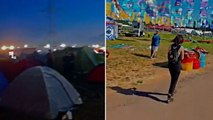 Glastonbury 2023: Campers descend on Worthy Farm as gates open to music festival