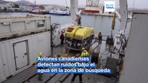 Los equipos de búsqueda del submarino desaparecido detectan 