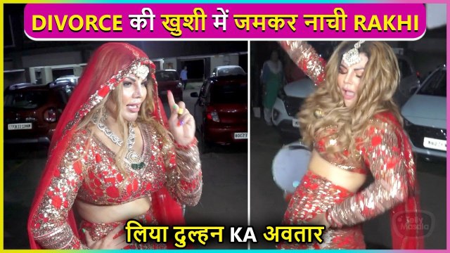 Rakhi Sawant Baraat Dance, Finally Getting Divorce From Adil Khan
