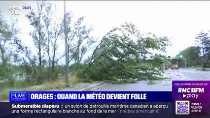 Download Video: Des orages violents sèment la pagaille du Sud-Ouest au Pas-de-Calais