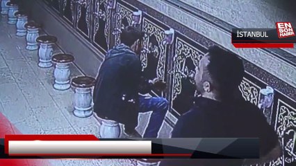 Sultangazi'de caminin musluklarını çalan hırsız aranıyor