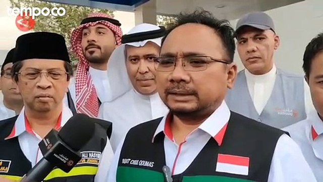 Menag Yaqut Cek Persiapan Tenda dan Toilet Jemaah Haji di Arafah