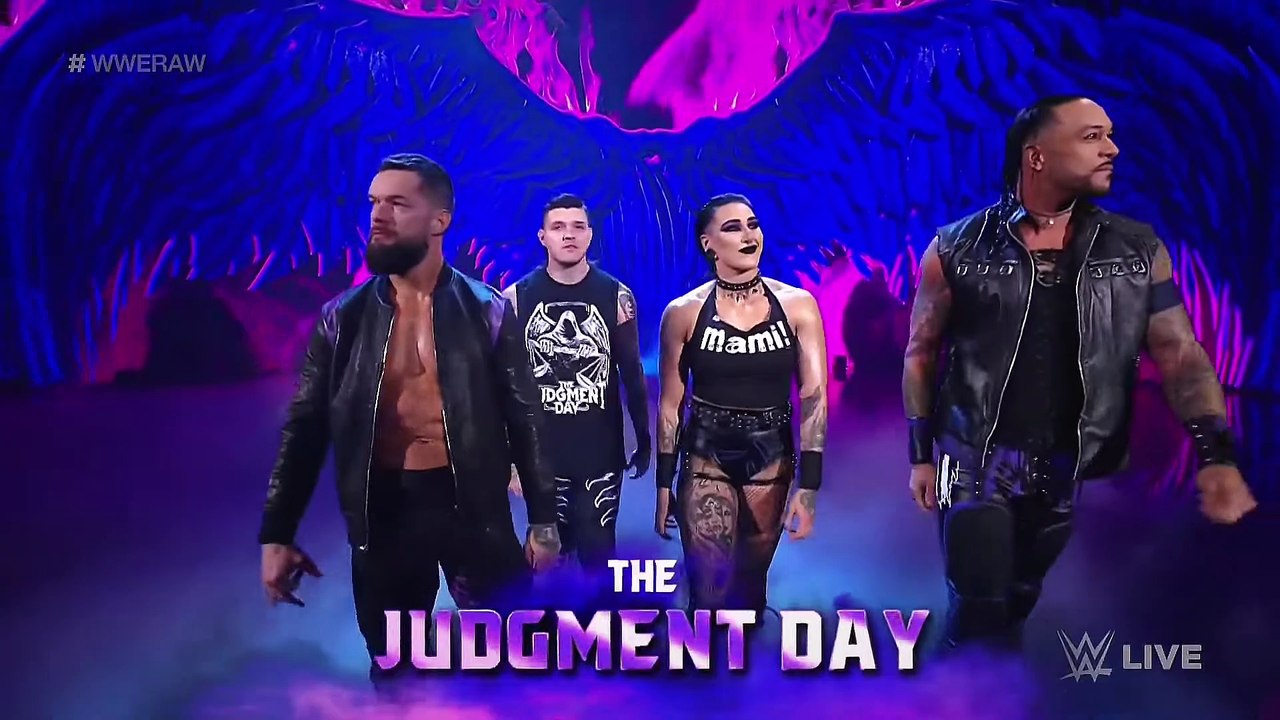 The Judgment Day Entrance: WWE Raw, Dec. 12, 2022