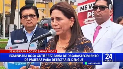 Caso desabastecimiento de pruebas dengue: Cenares se pronuncia tras denuncia de Panorama