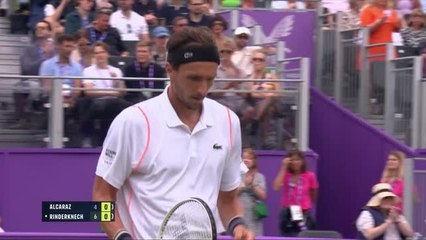 Highlights: Alcaraz dreht Match gegen Rinderknech