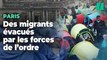 A Paris, des centaines de jeunes migrants sont évacués sous haute tension