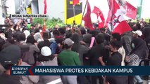 Demo di Kampus Universitas Prima Medan Ricuh