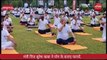 9वे अंतर्राष्ट्रीय योग दिवस: देखिए यूपी के  मंत्री वित्त सुरेश खन्ना ने कैसे किया योग