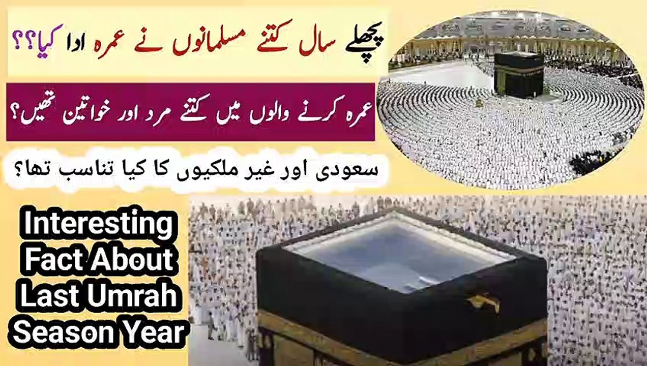 Interesting Facts & Figures About Last Umrah Season Year | Aakhri Umrah Mosam k Dilchasp Haqaiq