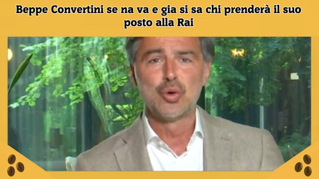 Beppe Convertini se na va e gia si sa chi prenderà il suo posto alla Rai