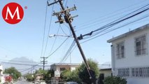 Bloquean avenida Río Nazas por falta de energía eléctrica al sur de Monterrey
