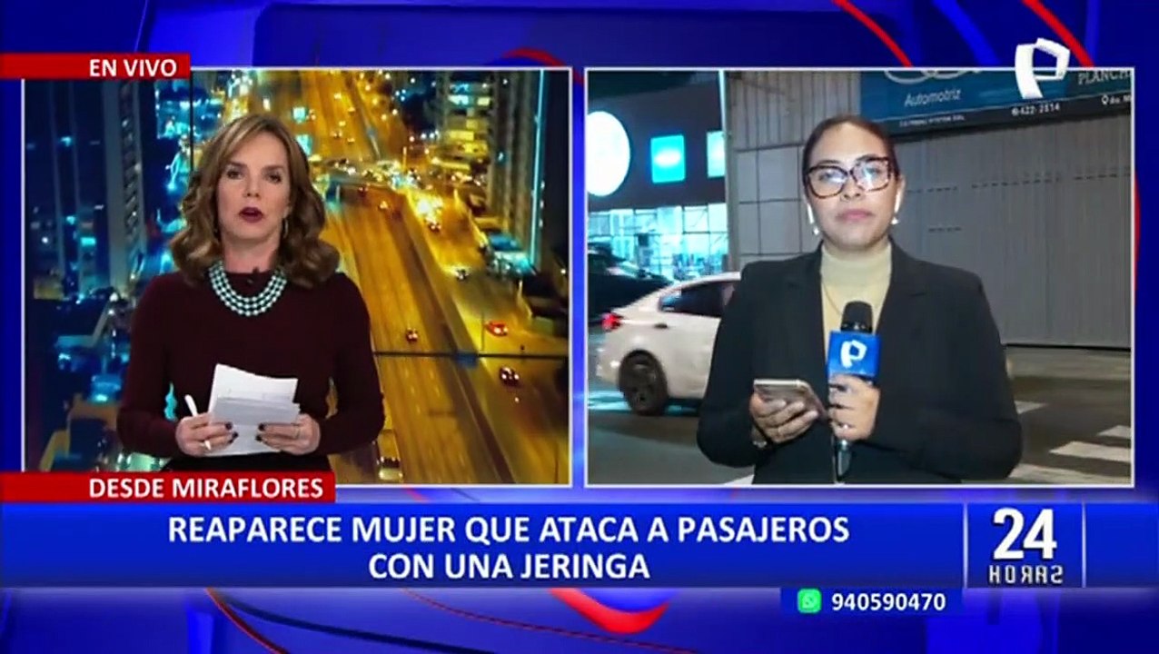 Miraflores: 'loca de las jeringas' sería liberada tras ser detenida por cuarta vez