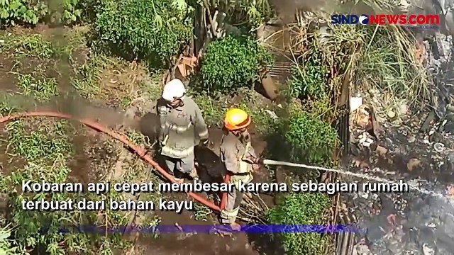 7 Rumah Terbakar di Permukiman Padat Kota Bandung, 15 Unit Damkar Dikerahkan