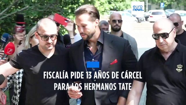 Fiscalía pide 13 años de cárcel para los hermanos Tate acusados de violación y trata de personas