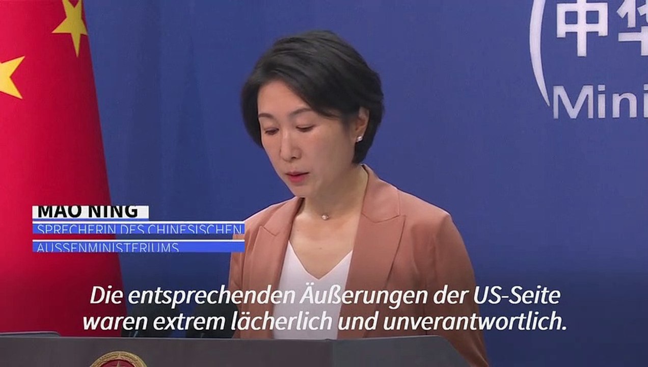 China nennt Bidens Diktatoren-Äußerung 'lächerlich'