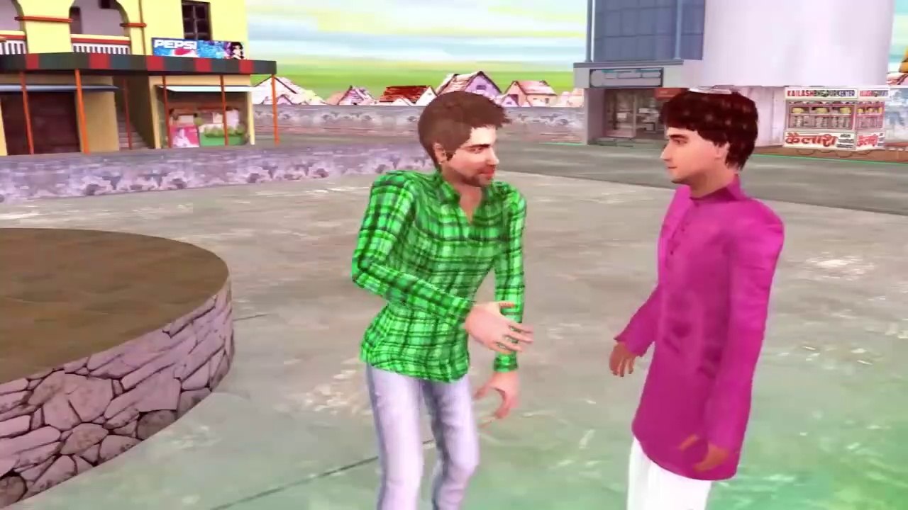 Comedy  Fight - Fighting- Comdedy cartoon - cartoon fight - moral stories - cartoon video - funny -  Video Hindi Kahani M