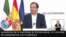 Fernández Vara anuncia que se presentará a la investidura en Extremadura