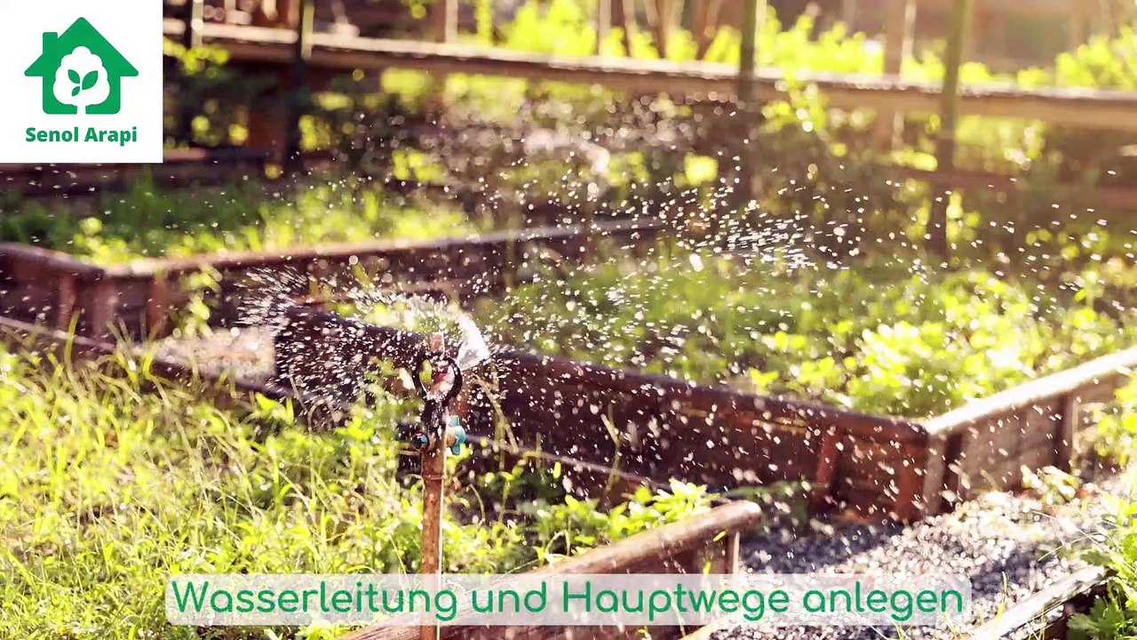 (Winterfeste) Wasserleitung und Hauptwege anlegen mit Senol Arapi
