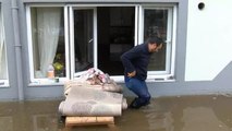 Ordu’da sağanak yağış sonrası evleri su bastı