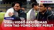 Viral Video Aksi Gemas Shin Tae-yong Cubit Perut Erick Thohir, 'Terlalu Gemoy'