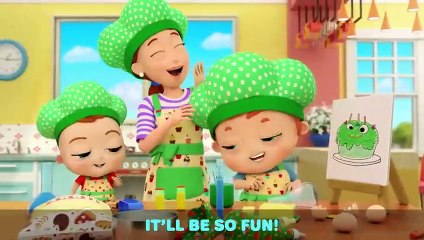 Family Competition Bake off  Little Angel Kids Songs & Nursery Rhymes