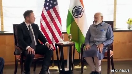 Elon Musk vede il premier indiano a New York: "Sono un fan di Modi"
