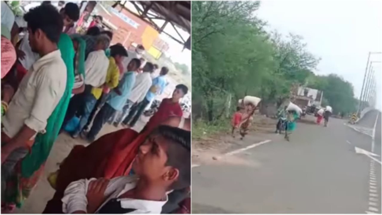 कोटेदार की मौजूदगी में ग्रामीणों ने लूटी उचित मूल्य की दुकान, गेहूं-चावल की बोरी ले उड़े ग्रामीण
