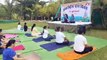 International Yoga Day :धमतरी वासियों ने किया योग शिविर का आयोजन, अच्छी सेहत के लिए लिया नियमित योगाभ्यास का संकल्प
