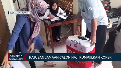 Jamaah Calon Haji Blora Siap Berangkat dengan Koper Bertanda Unik