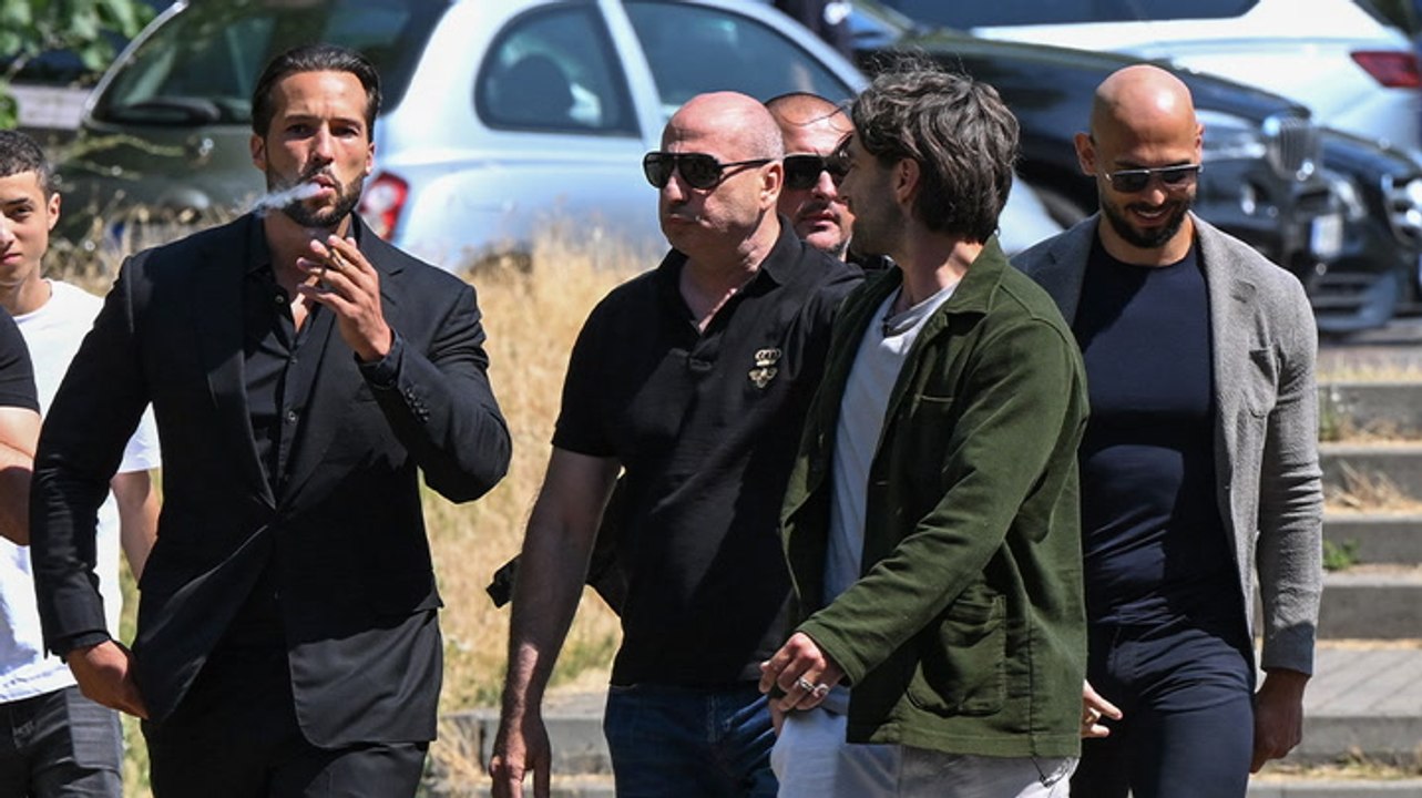 Andrew Tate and brother Tristan arrive at court after rape and human trafficking charges