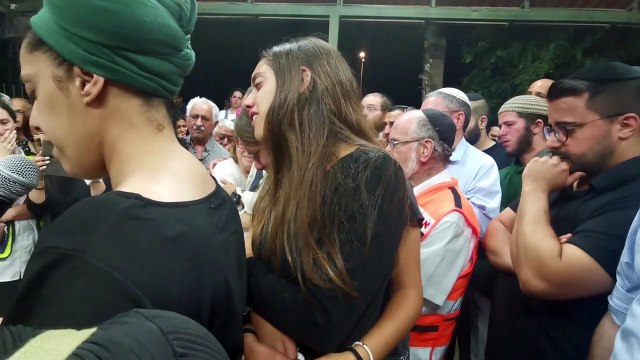 تشييع الإسرائيلي هاريل مسعود أحد قتلى الهجوم المسلح قرب مستوطنة عيلي