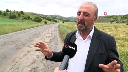 Kahramankazan'ın 35 köyünü Ankara'ya bağlayan Kaplu Deresi Yolu'na sıcak asfalt yıllardır dökülmüyor