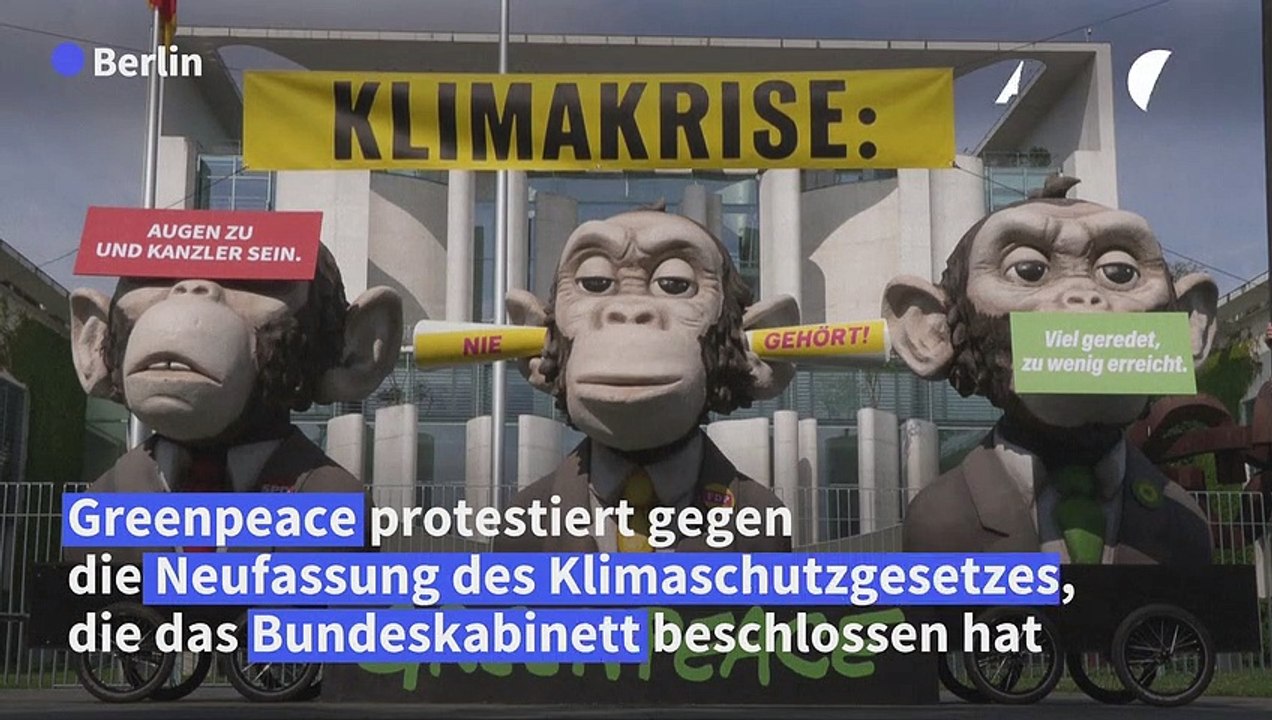 Greenpeace: Neues Klimaschutzgesetz ist 'eine Farce'