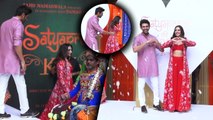 Kartik Aryan & Kiara Advani Spotted At Film Satyaprem Ki Katha New Song Launch, Mobbed by crowd!