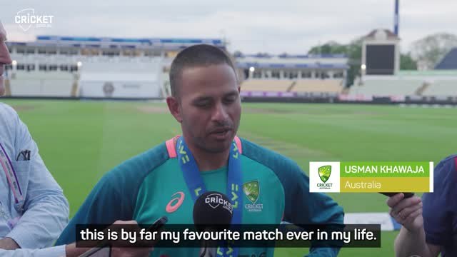 Australia's Ashes win 'by far' Khawaja's favourite match