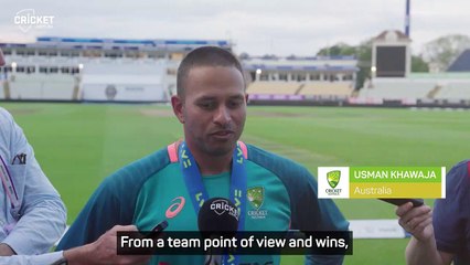 Australia's Ashes win 'by far' Khawaja's favourite match