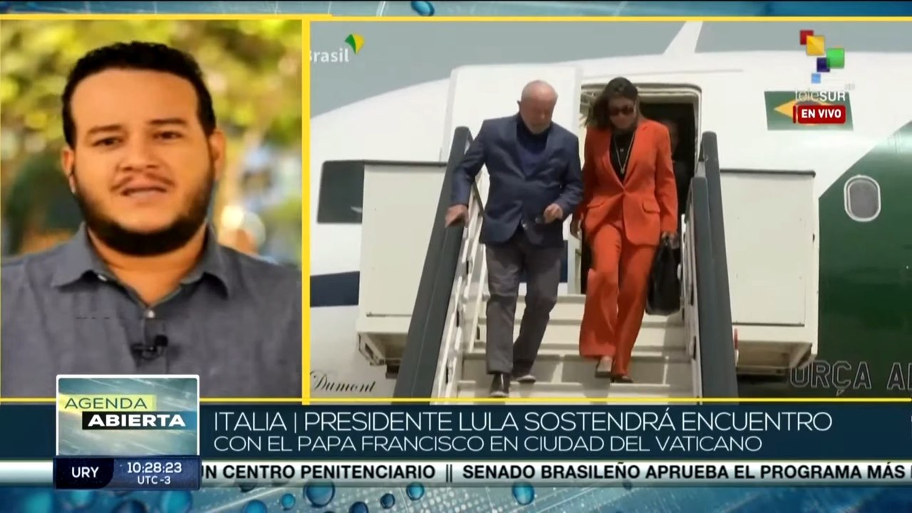 Presidente de Brasil Lula da Silva inicia gira europea