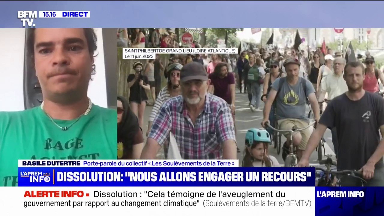 Dégradation d'une serre en Loire-Atlantique: "Cette action ne vise pas des petits maraîchers mais l'agro-industrie nantaise" selon Basile Dutertre (Soulèvements de la Terre)