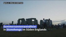 Sommersonnenwende: Längster Tag des Jahres in Stonehenge