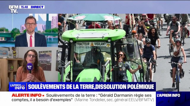 Marine Tondelier (EELV) sur la dissolution des Soulèvements de la Terre: On a toujours travaillé ensemble, on travaillera toujours ensemble