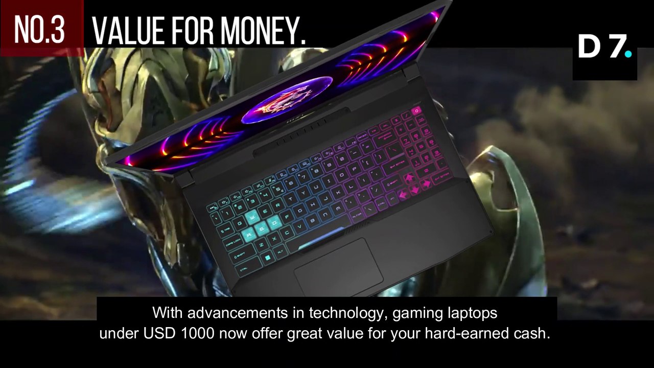 5 Reasons Why Gaming Laptops Under $1000 Are a Smart Choice!