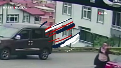 Korkunç görüntüler! Cam silen kadının 5'inci kattan düşme anı kamerada